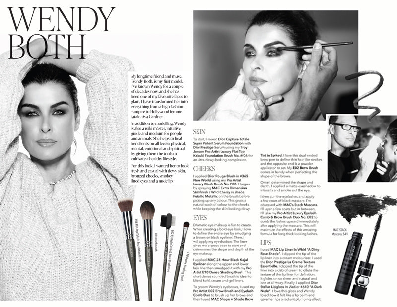 Troy Jensen Celebrity Makeup Artist, Pro-Artist Luxury 17pcs Brush-Collection 2022 Available at www.troyjensenbeauty.com www.troyjensen.com