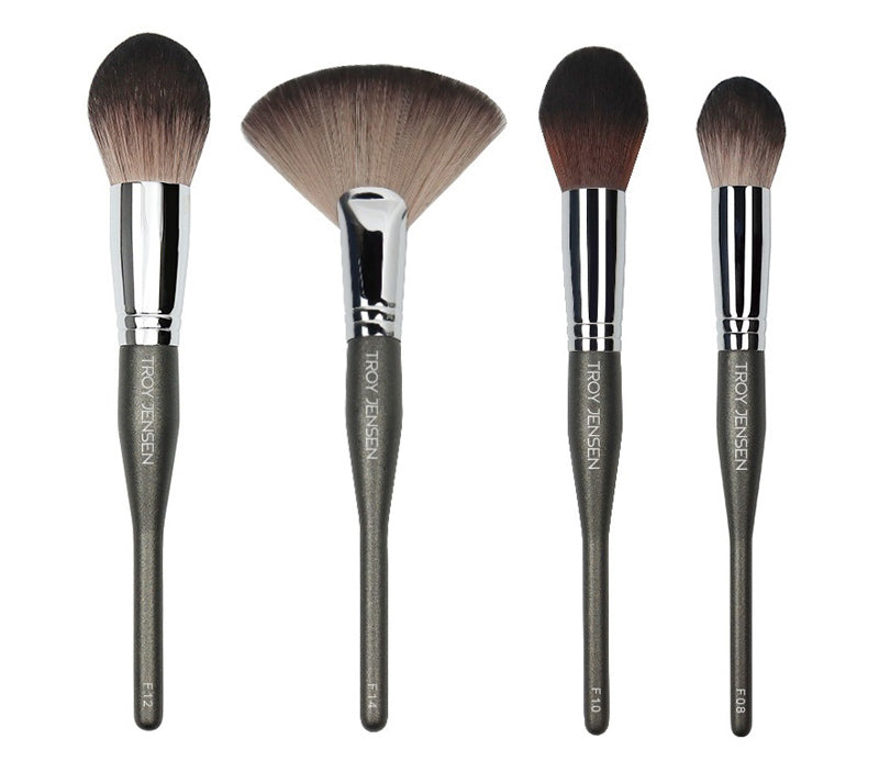 Troy Jensen Celebrity Makeup Artist, Pro-Artist Luxury 17pcs Brush-Collection 2022 Available at www.troyjensenbeauty.com